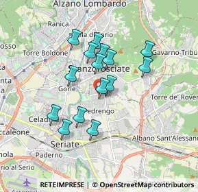 Mappa Via Guido Frizzoni, 24066 Pedrengo BG, Italia (1.43067)