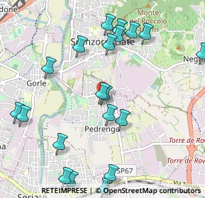 Mappa Via Guido Frizzoni, 24066 Pedrengo BG, Italia (1.205)