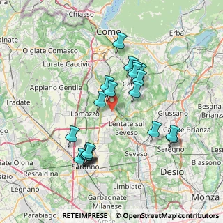 Mappa Via Gramsci Antonio, 22072 Cermenate CO, Italia (6.968)