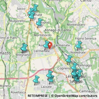 Mappa Via Gramsci Antonio, 22072 Cermenate CO, Italia (2.78667)