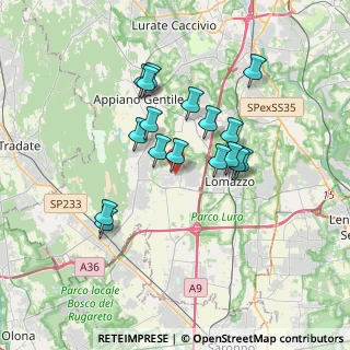 Mappa Via XXV Aprile, 22070 Fenegrò CO, Italia (2.97412)