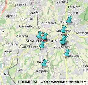 Mappa Via Leonardo Da Vinci, 20842 Besana In Brianza MB, Italia (1.51364)