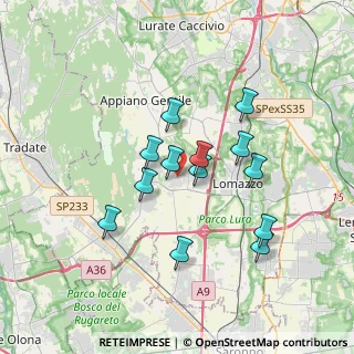 Mappa 22070 Fenegrò CO, Italia (2.98692)
