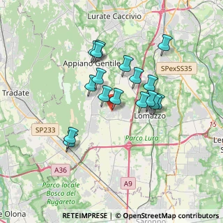 Mappa 22070 Fenegrò CO, Italia (2.98824)