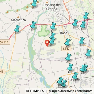 Mappa Via M, 36056 Tezze sul Brenta VI, Italia (5.916)