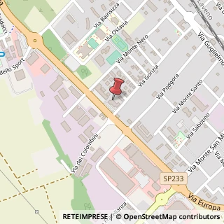 Mappa Via Gorizia, 42, 21049 Tradate, Varese (Lombardia)