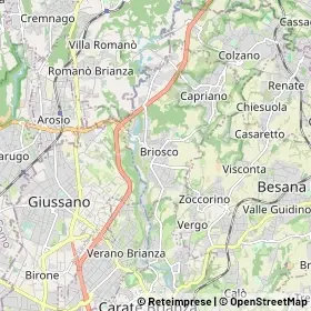Mappa Briosco
