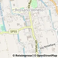 Kaart Rossano Veneto