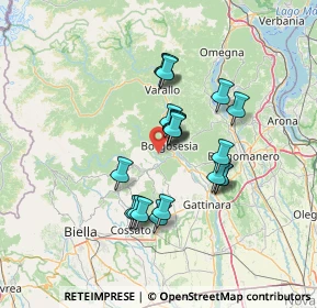 Mappa Via Cavour, 13010 Guardabosone VC, Italia (11.056)