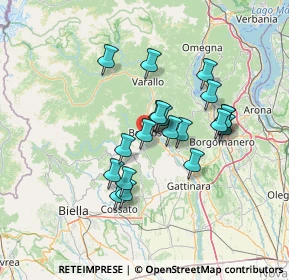 Mappa Via Cavour, 13010 Guardabosone VC, Italia (11.221)