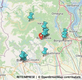 Mappa Via Cavour, 13010 Guardabosone VC, Italia (12.97182)
