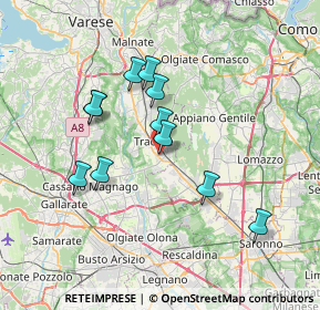 Mappa Via Gorizia, 21049 Tradate VA, Italia (6.27727)