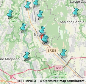 Mappa Via Gorizia, 21049 Tradate VA, Italia (4.2775)