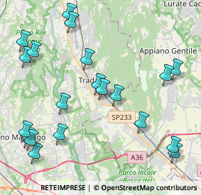 Mappa Via Gorizia, 21049 Tradate VA, Italia (5.059)