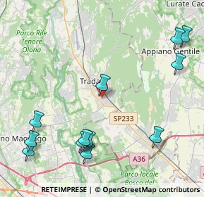 Mappa Via Gorizia, 21049 Tradate VA, Italia (5.31083)