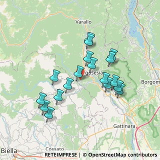 Mappa Via Cavour, 13010 Guardabosone VC, Italia (6.68111)