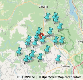 Mappa Via Cavour, 13010 Guardabosone VC, Italia (6.5705)