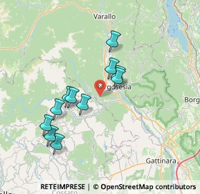 Mappa Via Cavour, 13010 Guardabosone VC, Italia (6.50818)