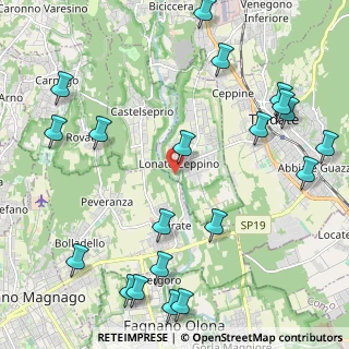 Mappa Via Molino Lepori, 21050 Lonate Ceppino VA, Italia (2.82)