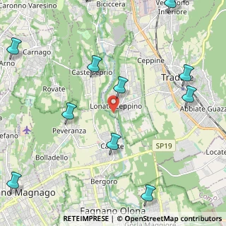 Mappa Via Molino Lepori, 21050 Lonate Ceppino VA, Italia (3.32714)