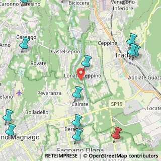 Mappa Via Molino Lepori, 21050 Lonate Ceppino VA, Italia (3.37)