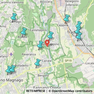 Mappa Via Molino Lepori, 21050 Lonate Ceppino VA, Italia (2.70545)