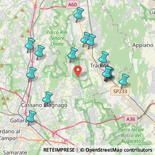 Mappa Via Molino Lepori, 21050 Lonate Ceppino VA, Italia (4.31357)