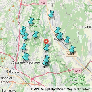 Mappa Via Molino Lepori, 21050 Lonate Ceppino VA, Italia (3.893)
