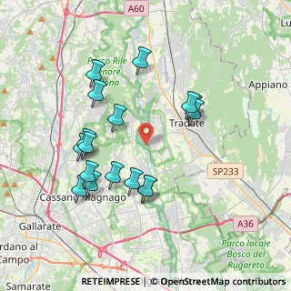 Mappa Via Molino Lepori, 21050 Lonate Ceppino VA, Italia (3.68294)