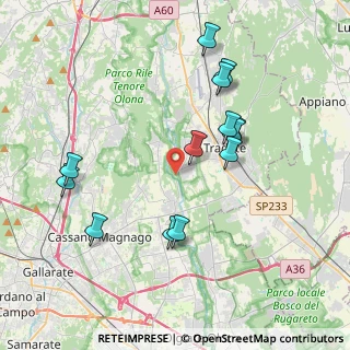 Mappa Via Molino Lepori, 21050 Lonate Ceppino VA, Italia (3.86923)