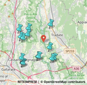 Mappa Via Molino Lepori, 21050 Lonate Ceppino VA, Italia (3.98286)