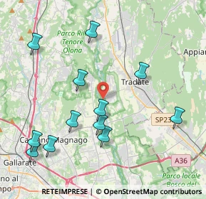 Mappa Via Molino Lepori, 21050 Lonate Ceppino VA, Italia (4.4275)