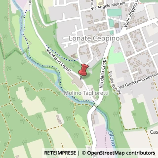 Mappa Via Molino Lepori, 8, 21050 Lonate Ceppino, Varese (Lombardia)