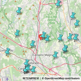 Mappa Via San G. Bosco, 21040 Oggiona Con Santo Stefano VA, Italia (5.895)