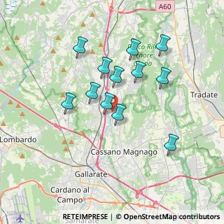 Mappa Via San G. Bosco, 21040 Oggiona Con Santo Stefano VA, Italia (3.19417)