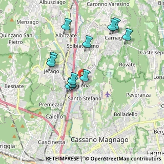 Mappa Via San G. Bosco, 21040 Oggiona Con Santo Stefano VA, Italia (1.75545)