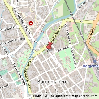 Mappa Viale Don Minzoni, 61, 28021 Borgomanero, Novara (Piemonte)