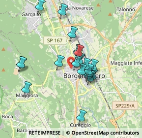 Mappa Via San Martino, 28021 Borgomanero NO, Italia (1.503)