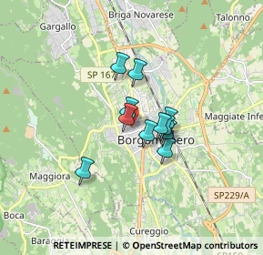 Mappa Via San Martino, 28021 Borgomanero NO, Italia (1.02909)