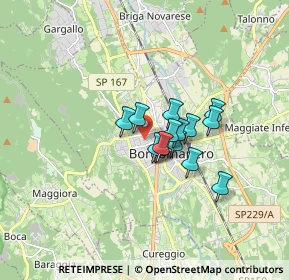 Mappa Via San Martino, 28021 Borgomanero NO, Italia (1.05143)