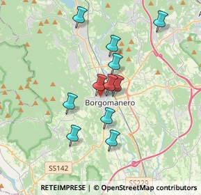 Mappa Via San Martino, 28021 Borgomanero NO, Italia (3.00636)