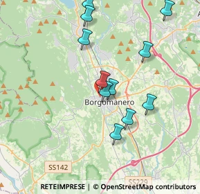 Mappa Via San Martino, 28021 Borgomanero NO, Italia (3.62)