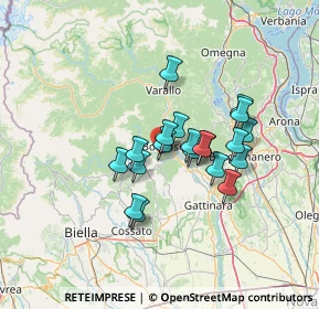 Mappa Via Stretta, 13010 Guardabosone VC, Italia (10.125)