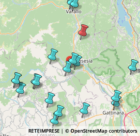 Mappa Via Stretta, 13010 Guardabosone VC, Italia (9.8765)