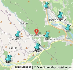 Mappa Via Stretta, 13010 Guardabosone VC, Italia (2.85818)