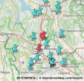 Mappa Via Carabelli, 21040 Oggiona Con Santo Stefano VA, Italia (8.747)