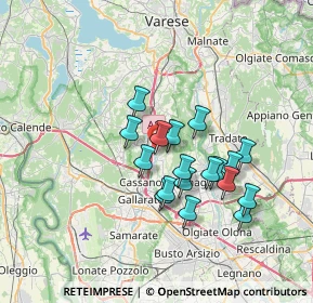 Mappa Via Carabelli, 21040 Oggiona Con Santo Stefano VA, Italia (5.77833)