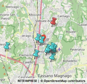 Mappa Via Carabelli, 21040 Oggiona Con Santo Stefano VA, Italia (1.6575)