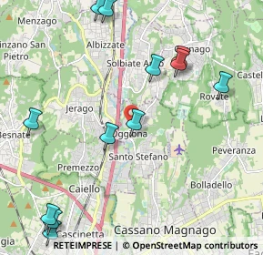 Mappa Via Carabelli, 21040 Oggiona Con Santo Stefano VA, Italia (2.59333)