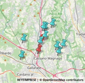 Mappa Via Carabelli, 21040 Oggiona Con Santo Stefano VA, Italia (2.69091)